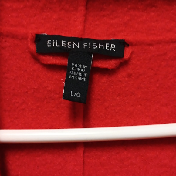 NWOT Eileen Fisher shawl collar wool jacket, size large - Picture 2 of 9